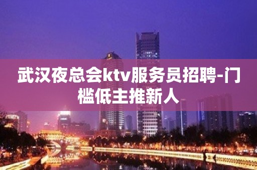 武汉夜总会ktv服务员招聘-门槛低主推新人